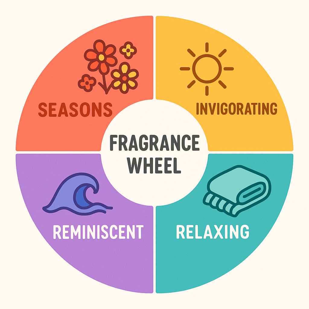 Vessel and Essence Fragrance Wheel