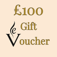 Load image into Gallery viewer, Gift voucher worth £100 on a beige background
