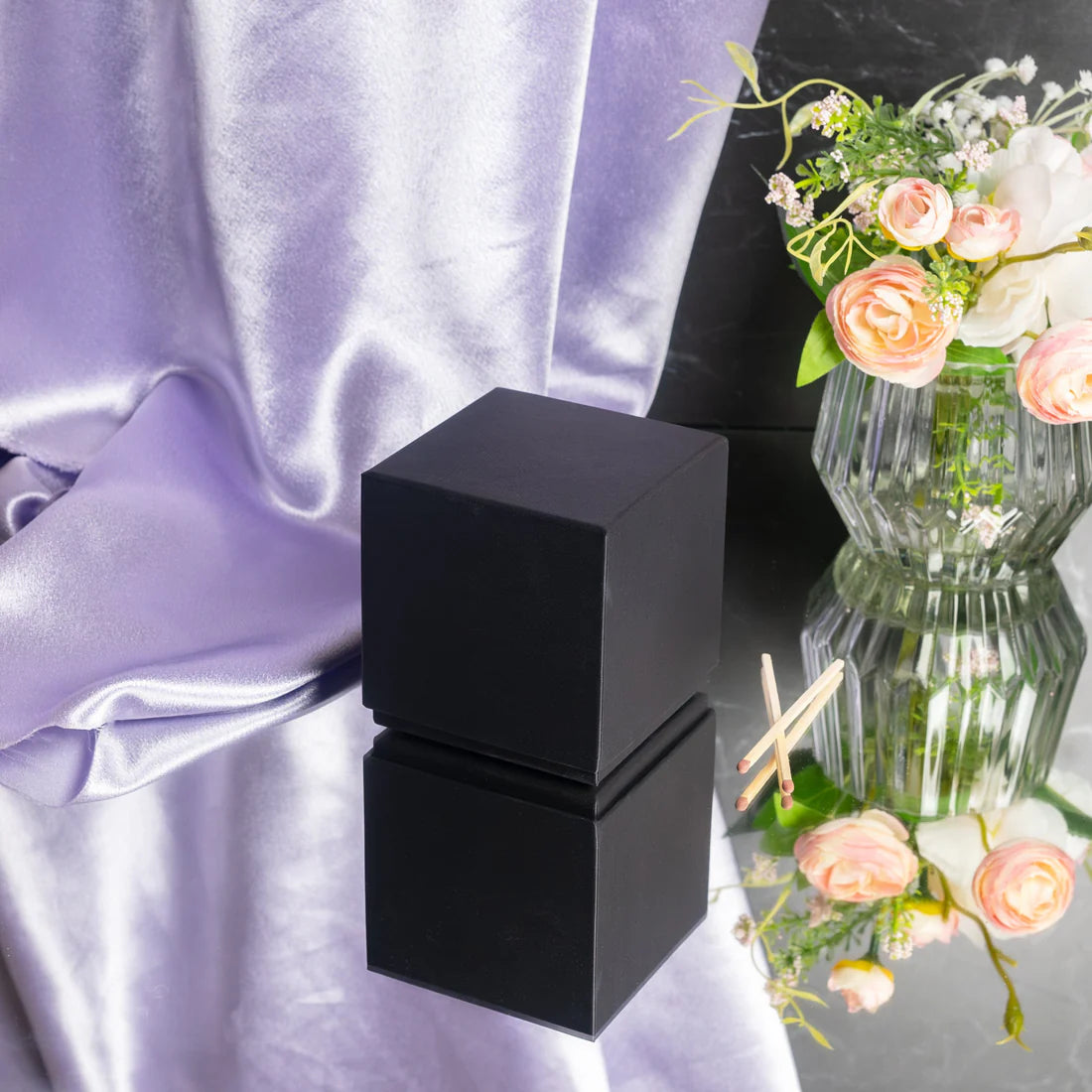 Black Luxury Rigid Box for 30cl Classic Candle Jar