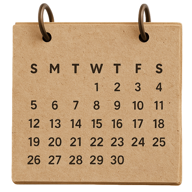 Subscription Calendar for Candle Refills